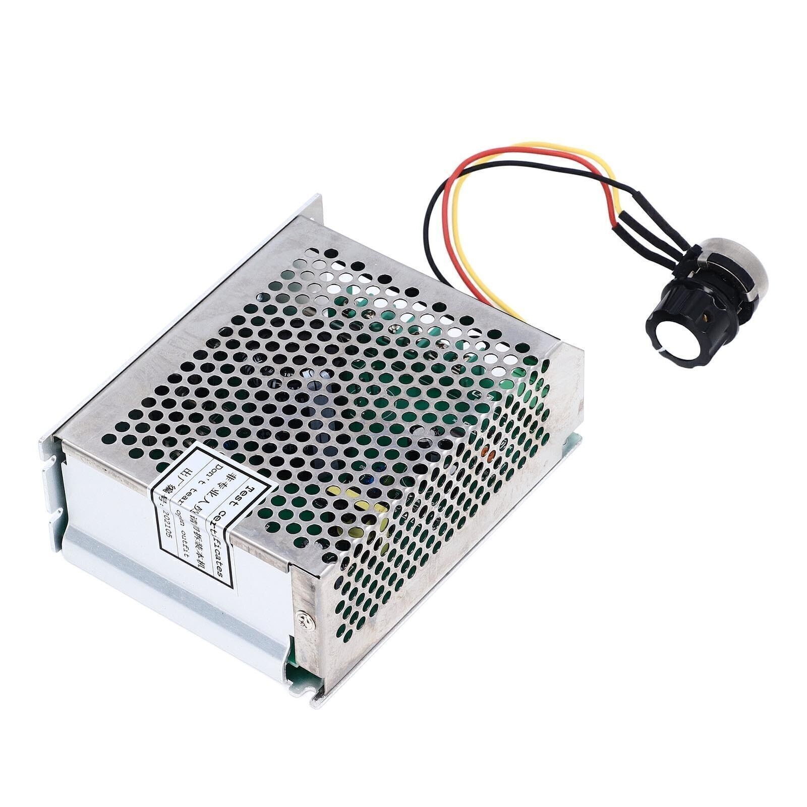 PWM DC Motor Speed Controller AC110‑220V Input DC0‑100V Output Aluminum Alloy