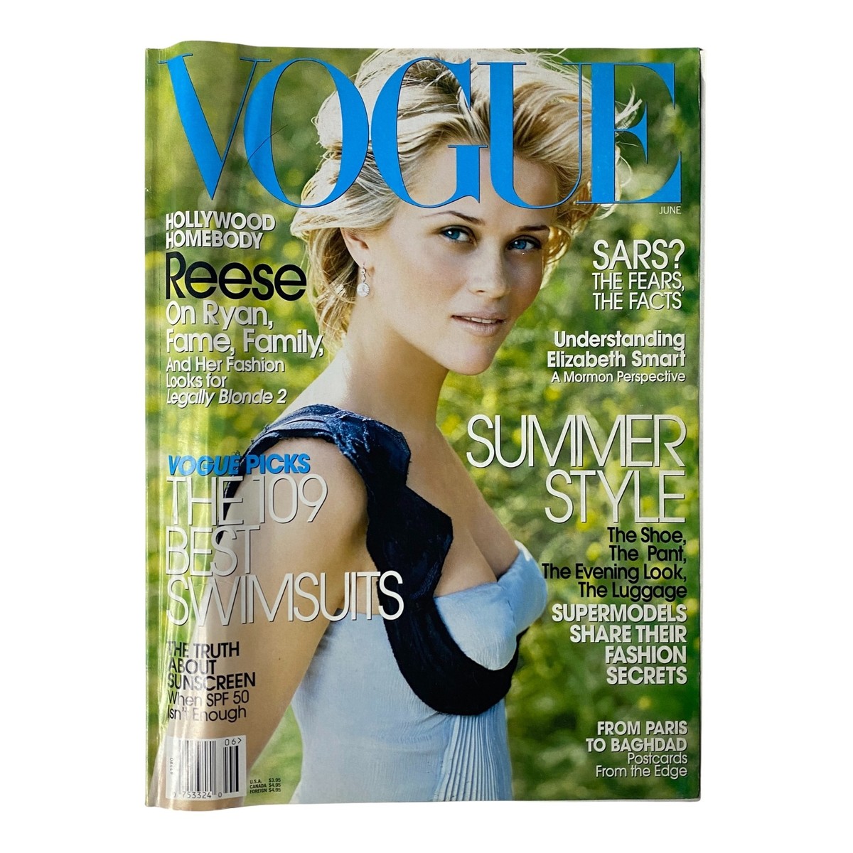 Vogue Magazine June 2003 Reese Witherspoon Cover No Label | eBay Vogue Magazine June 2003 Reese Witherspoon Cover No Label | eBay