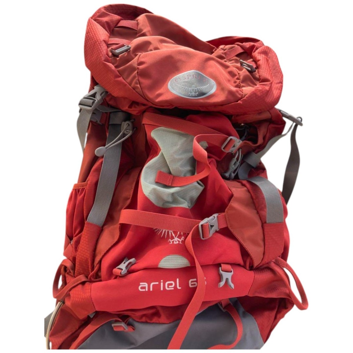 Osprey Ariel AG 65L Backpack Lightweight Hiking Trekking Used