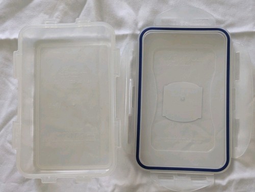 Lock & Lock 4 PC Nesting Foot Storage Containers 4.7 QT 1.1 Qt .85 QT .19 QT Set - Picture 7 of 22
