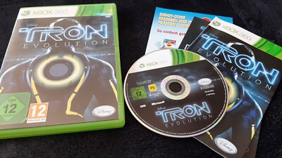 MICROSOFT XBOX 360 Disney Tron Evolution CIB Komplett mit Anleitung