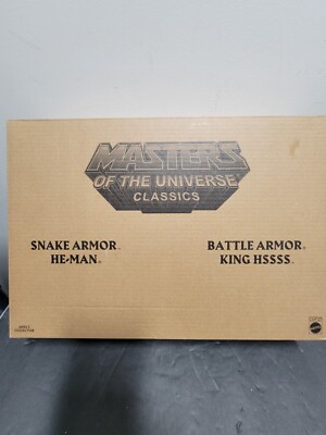 2015 MOTU Snake Armor He-Man Battle Armor King Hssss MOTUC Classics 2 Pack