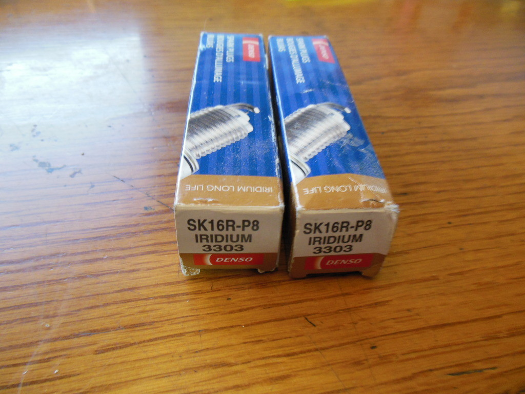 Two DENSO 3303 Iridium Spark Plugs
