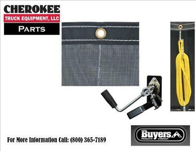 Buyers Products DTR6518, 6-1/2' x 18' Mesh Tarp Kit