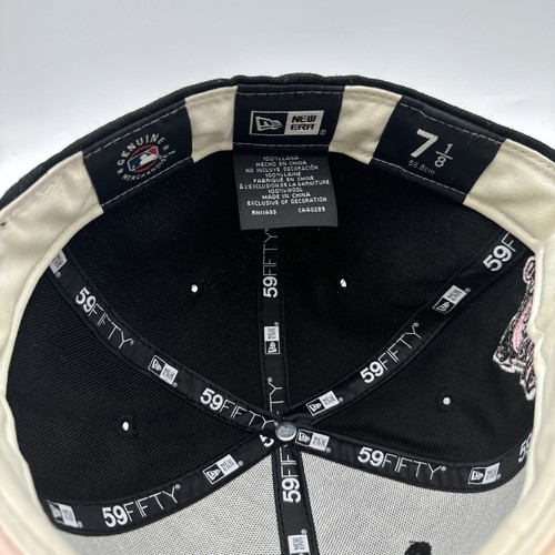 Cappellino New Era 59Fifty NY Yankees 1996 World Series 7 1/8 nero e rosa - Foto 6 di 7