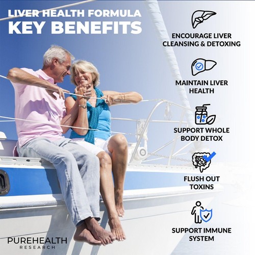 Liver Health-Liver Cleanse Detox with Milk Thistle by Purehealth Research |NEW| - Picture 4 of 6