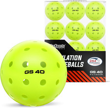 Gosports GS 40 Outdoor Pickleballs - USAPA Approved 12 Pack for Tournaments
