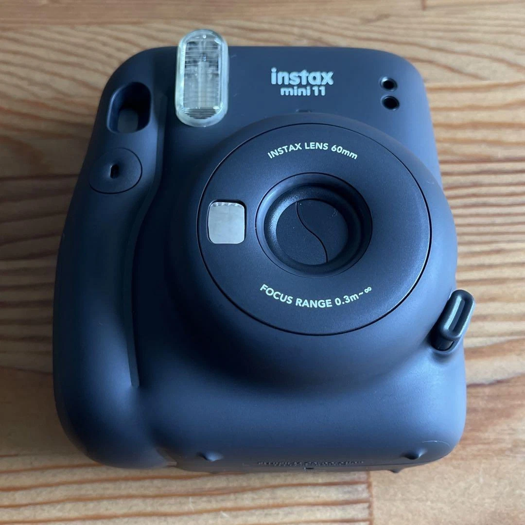 FUJIFILM Instant Camera Cheki instax mini 11 Charcoal Gray Power