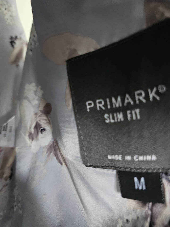 Primark Mens Grey Waistcoat Medium Used Slim Fit eBay