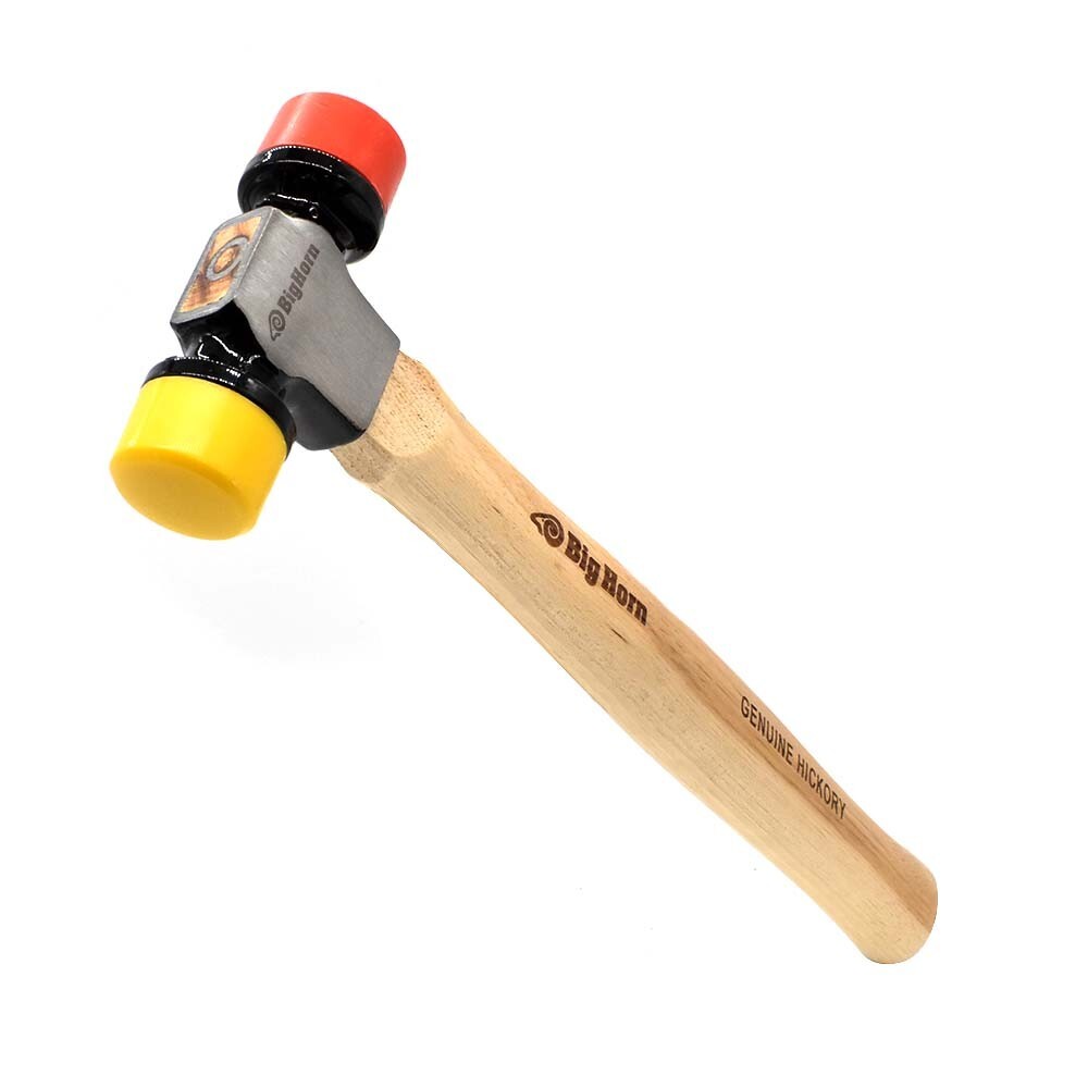Big Horn 15129 12 Oz Hickory 2-Sided Soft Face Mallet | eBay
