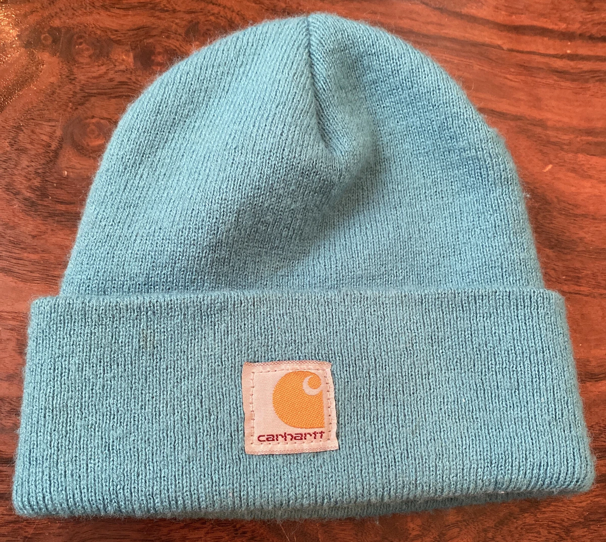 CARHARTT ACRYLIC WATCH HAT Cap RARE beanie blue green cappello unisex old  school