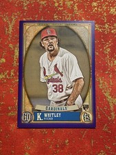 2021 Gypsy Queen Kodi Whitley Indigo Parallel /250 Rookie RC Atlanta Braves