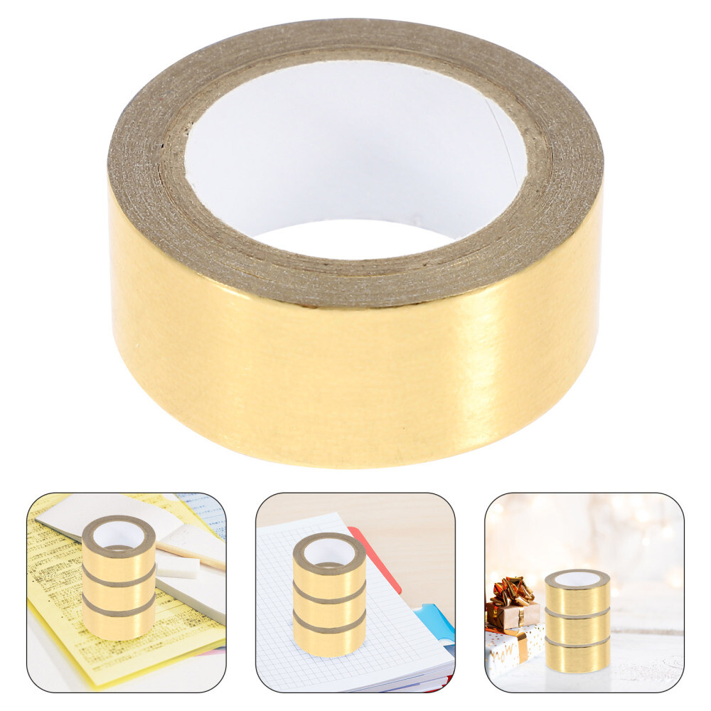 3 Rolls Hot Stamping Tape Double Stationery Supplies Aluminum Foil