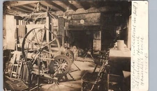 HISTORIC HOME INTERIOR haverhill ma real photo postcard rppc garrison