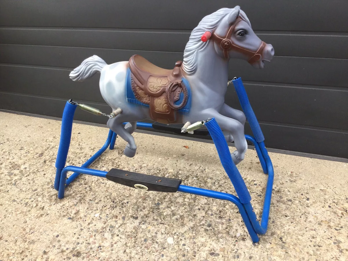 Toy riding 2024 horse with springs