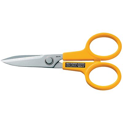 OLFA Scissors, Stainless Steel Serrated Edge 7'' (SCS-2), 1 Each