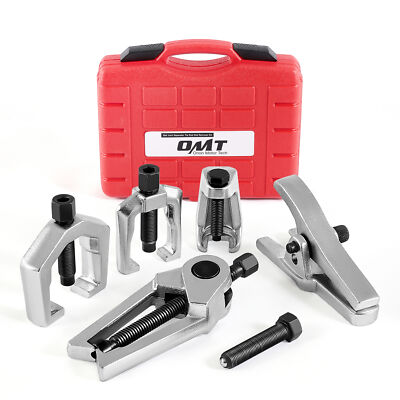6Pcs Front End Service Kit Pitman Arm Puller Ball Joint Tie Rod Removal Tool Kit