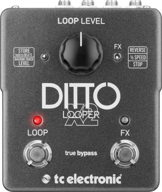 TC Electronic Ditto X2 Looper Guitar Effect Pedal for sale online 