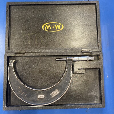 Moore und Wright 5-6 Zoll Außenmessschraube 