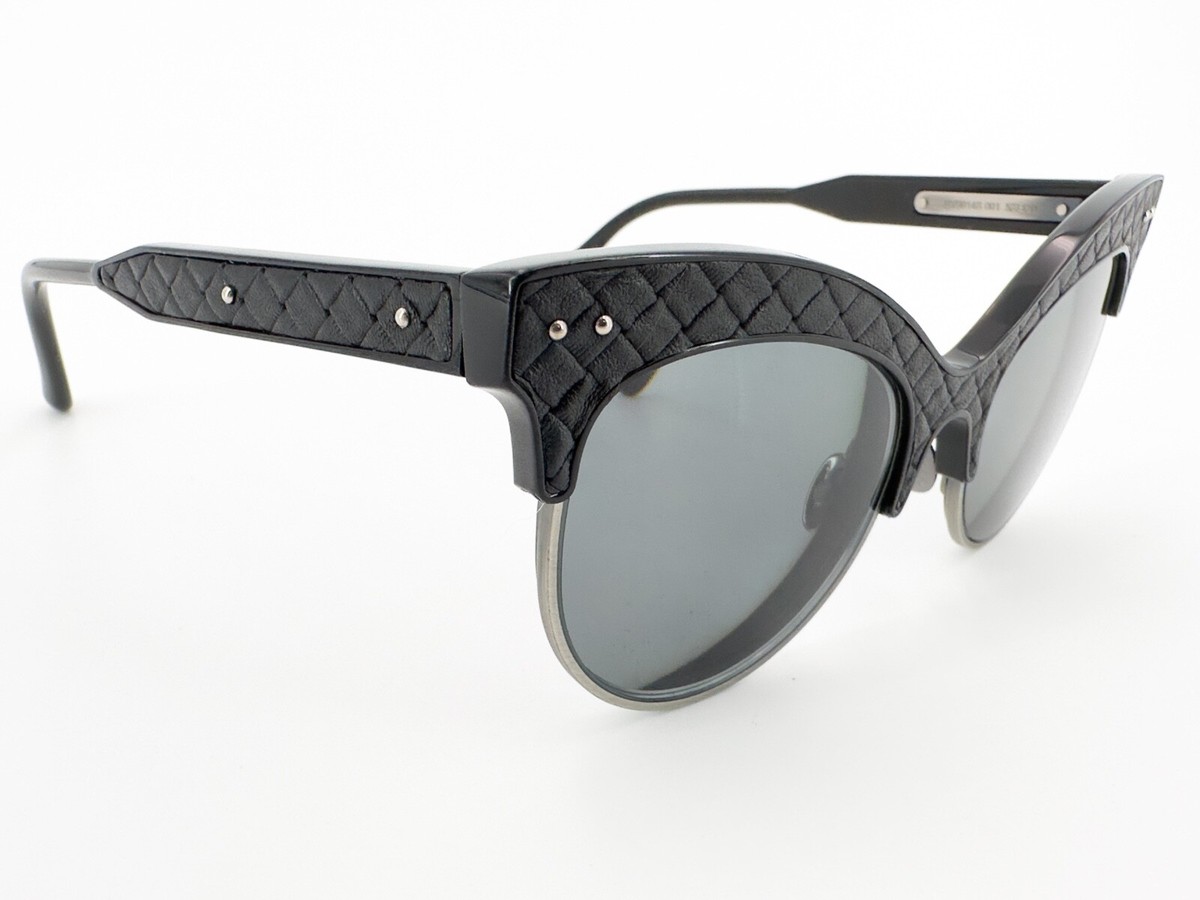 Bottega Veneta BV0014S Sunglasses FRAMES 001 Black 52[]20  display picture 1