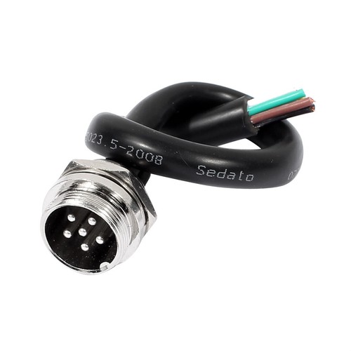 GX20 20cm Juntura Cable eléctrico Conector de aviación macho de 6 polos | eBay