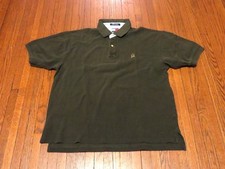 Men's VTG 90's Tommy Hilfiger Crest Logo Dark Green Polo Shirt sz XL