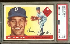 1955 Topps #40 Don Hoak PSA EX-5