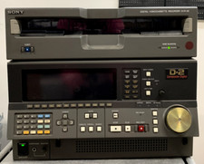 SONY D-2 Composite Digital DVR-28 Digital Cassette VTR w/ Power Cord As Is 