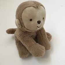 Carters Child Of Mine Plush Monkey Rattle Crinkle 2015 Soft Baby Toy 62284
