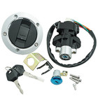 For SUZUKI GSXR750 600 2004 2005 Ignition Switch Fuel Gas Cap Seat Lock Key Set