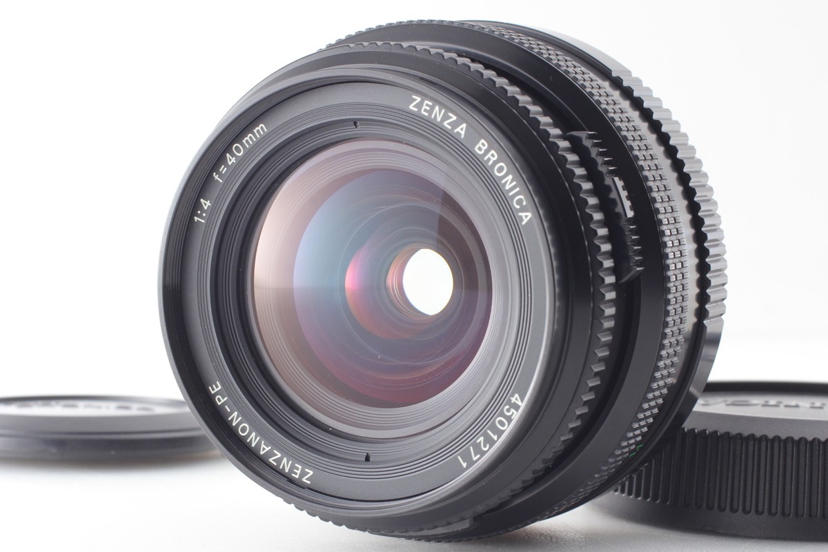 【良品】ZENZANON PE 1:4 f=40mm for ETR Si Zenza Bronica Zenzanon-PE 40mm F/4 | LENS-DB.COM