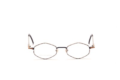 Kinderbrille Silber Blau Bunt Oval Mädchen Jungen Flexbügel in 41 - 18 mm C3