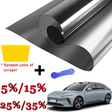 5%/15%/25%/35% VLT Uncut Window Roll Tint Film 20" x 10ft Car Home Office Glass