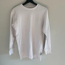 Shaka Wear Women’s Heavyweight Thermal Long Sleeve White Sz M