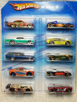 NEW! Hot Wheels 10 Car Pack T5048-0910 2010 Exclusive Mattel!! | eBay