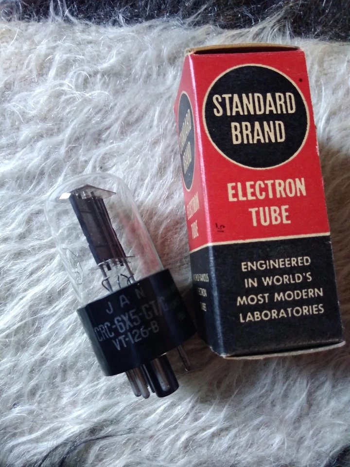 NOS RCA JAN 6K6GT and 6X5GT Tubes (2 pieces) - Imagen 3 de 4