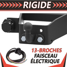 Attelage rigide pour Renault Trafic 2 II Furgon/Minibus 01-14+faisceau 13broches