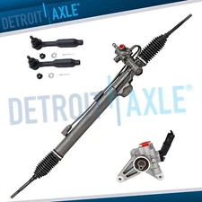 Complete Power Steering Pump Rack and Pinion Tie Rod Ends Kit for Honda Odyssey