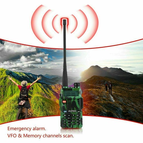 New Baofeng UV-5R USB Two way Radios 5W VHF UHF FM Transceiver Ham Walkie Talkie - Picture 7 of 12