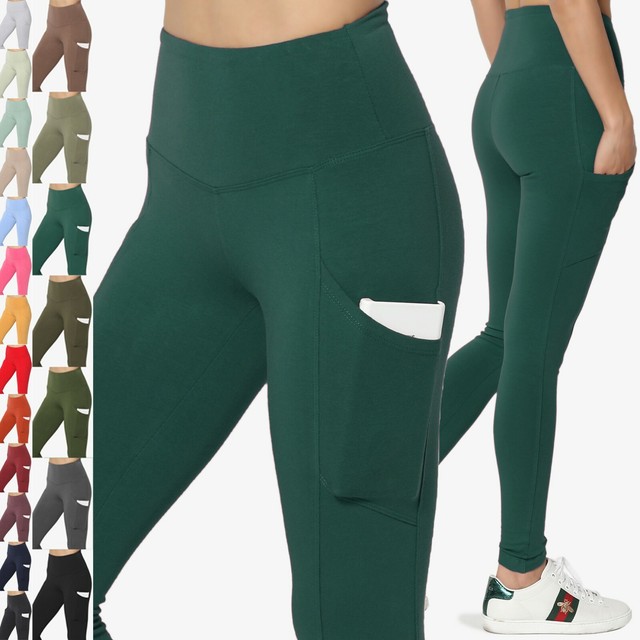 cotton leggings with pockets