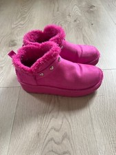 SKECHERS Girl's Glamslam Mount Cozy Pink Boots Sz. 2