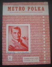 Metro Polka by Frankie Laine sheet music Willie Evans and George Vaughn