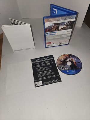 Battlefield 1 (PlayStation 4, PS4 2016) Complete Tested ✓- Great