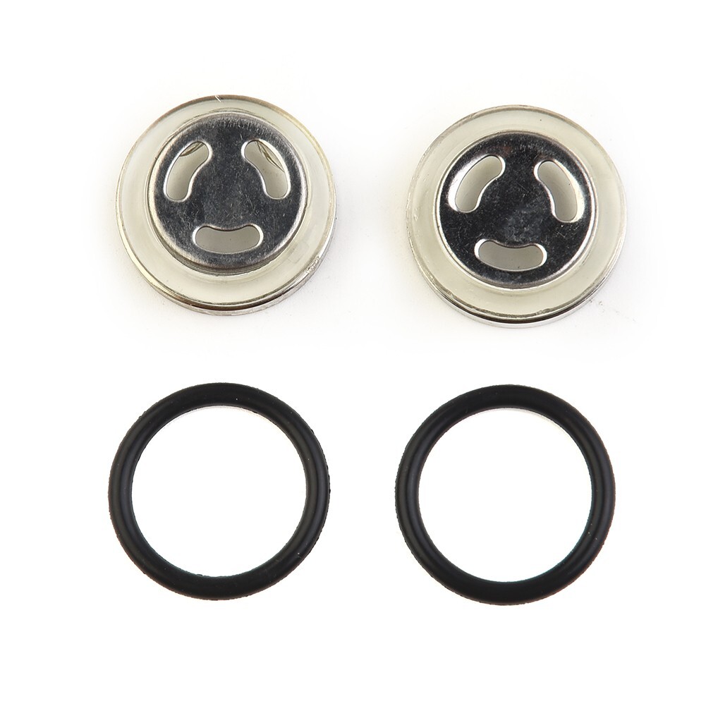 18mm Motorcycle Brake Master Cylinder Sight Glass Lens 2 Pieces