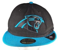 New Era 59fifty Carolina Panthers  7 1/8 Fitted Black & Blue Football NFL