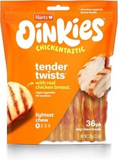 Hartz Oinkies Tender Twists Wrapped with Real...