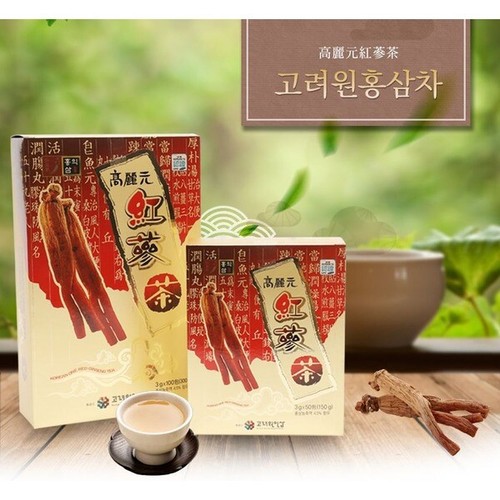Korean one Red Ginseng Tea 3g x 100 bags healthy and anti fatigue made in Korea - Picture 4 of 6