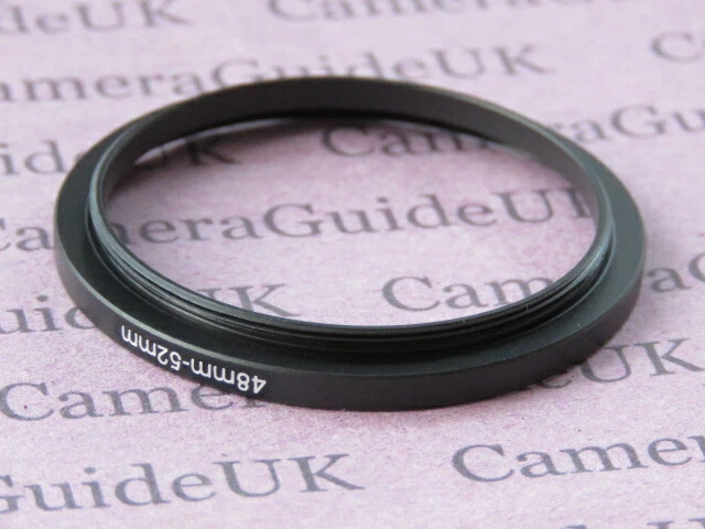 48mm to 52mm Male-Female Stepping Step Up Filter Ring Adapter 48mm-52mm  - Image 2 of 2