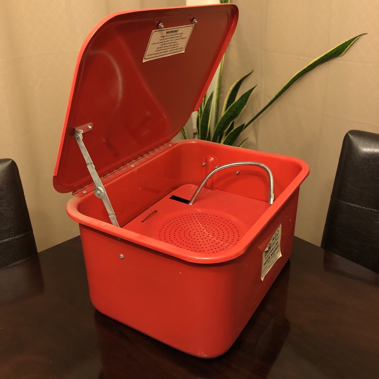 Harbor Freight Chicago 3.5 Gallon Bench Top Parts Washer 35740 for sale