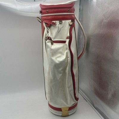 Wilson Staff Vintage Classic Pro Cart Staff Large Golf Bag Red